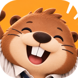 Viva, the beaver who helps prepare the review board